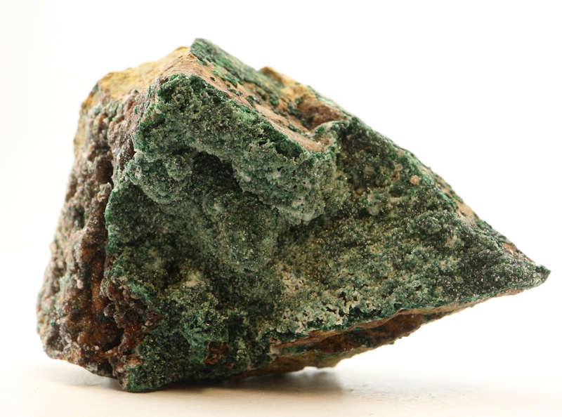 Quartz on Malachite on Matrix, Tenke Fungurume, DR Congo