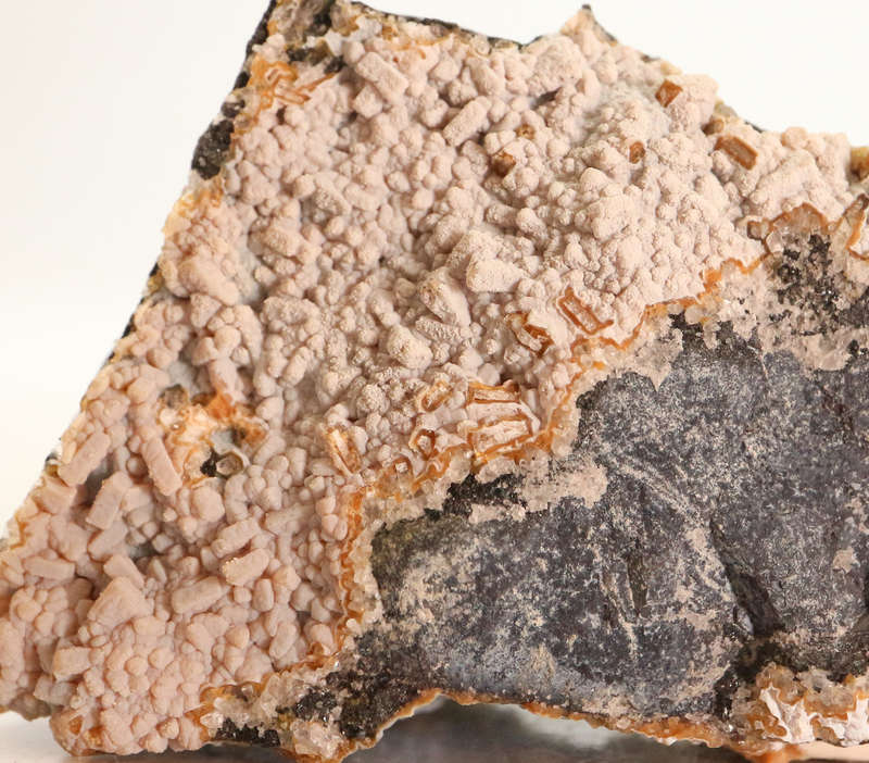 Chalcedony on Baryte on Matrix, N`Chwaning II, Northern Cape, South Africa