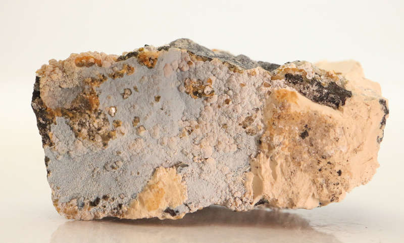 Chalcedony on Baryte on Matrix, N`Chwaning II, Northern Cape, South Africa