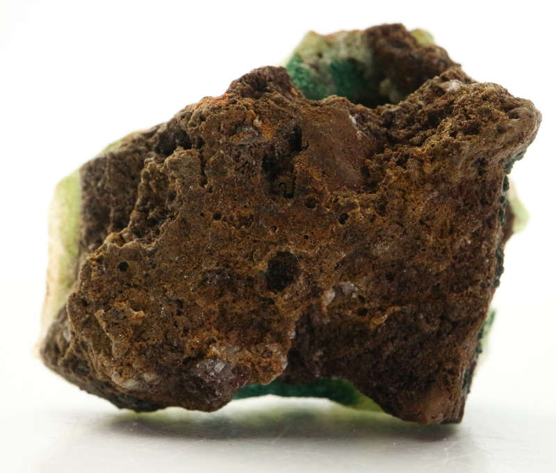 Quartz on Malachite on Matrix, Tenke Fungurume, DR Congo