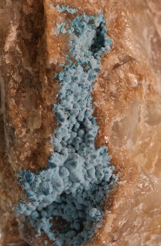 Shattuckite on Matrix, Kaokoveld Region, Namibia
