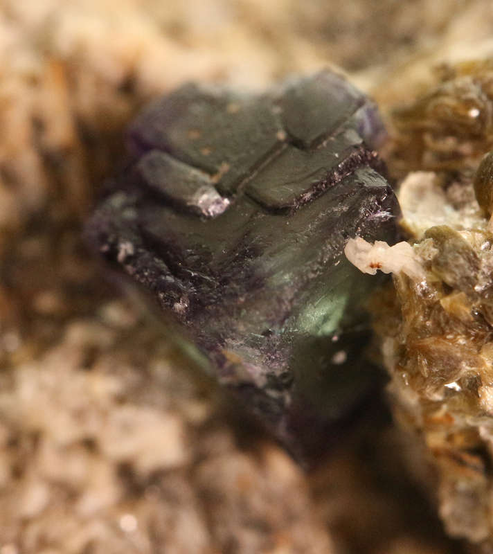 Fluorite on Matrix, Erongo Mnt Region, Namibia