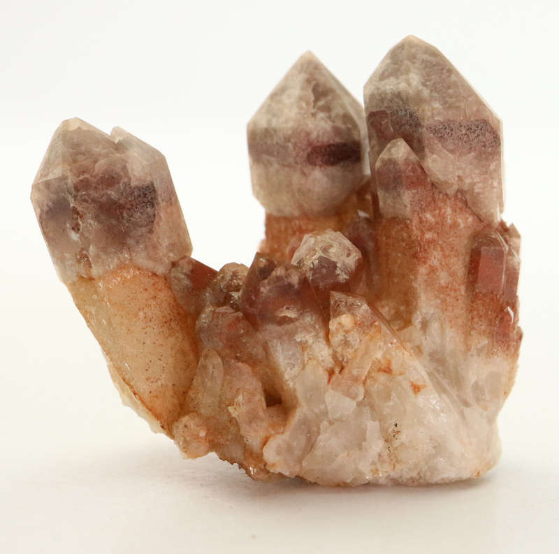 Red Hematite incl Quartz Cluster, Orange River Area, Northern Cape, South Africa