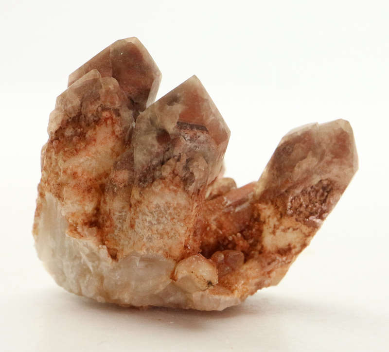 Red Hematite incl Quartz Cluster, Orange River Area, Northern Cape, South Africa