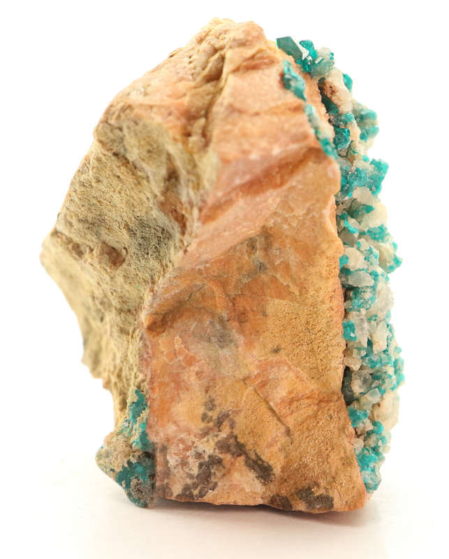 Dioptase on Matrix, Kaokoveld Region, Namibia