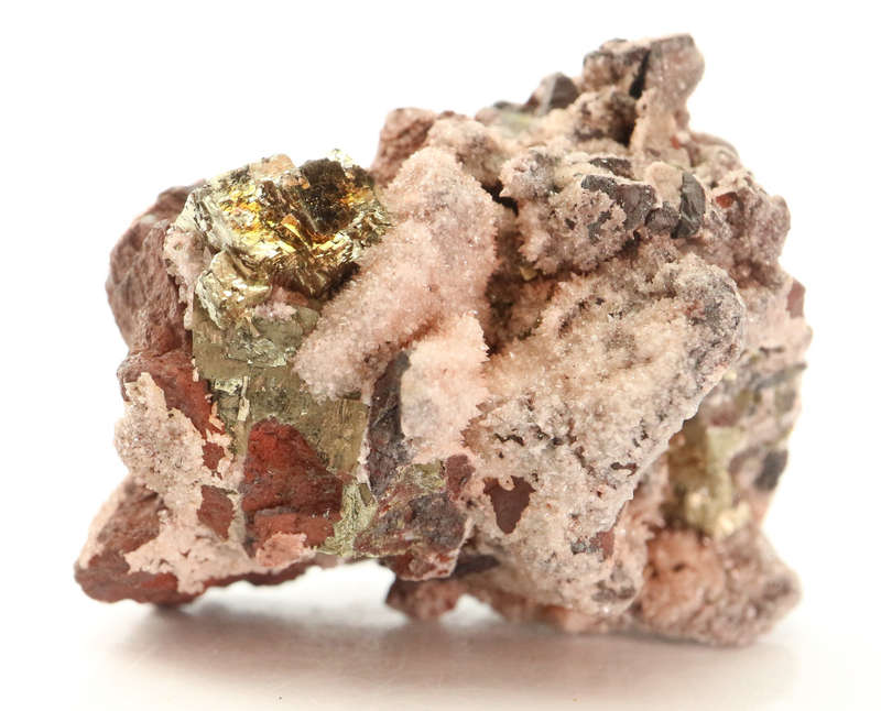 Pyrite, Calcite on Matrix, N`Chwaning II, Northern Cape, South Africa
