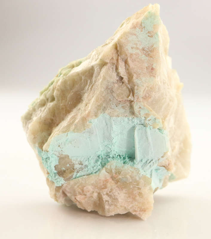 Plancheite on Quartz Matrix, Kaokoveld Region, Namibia