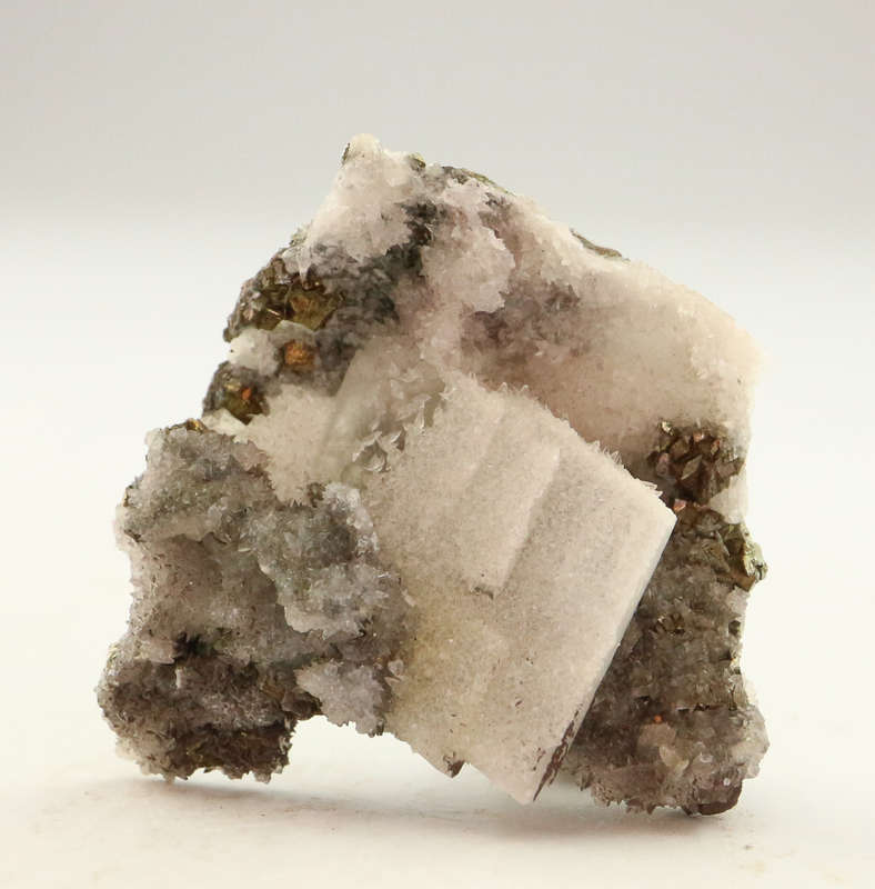 Calcite, Baryte and Pyrite, N`Chwaning II, Northern Cape, South Africa