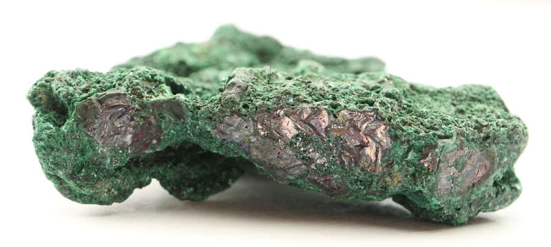 Malachite on Cuprite, Mashamba West Mine, DRC