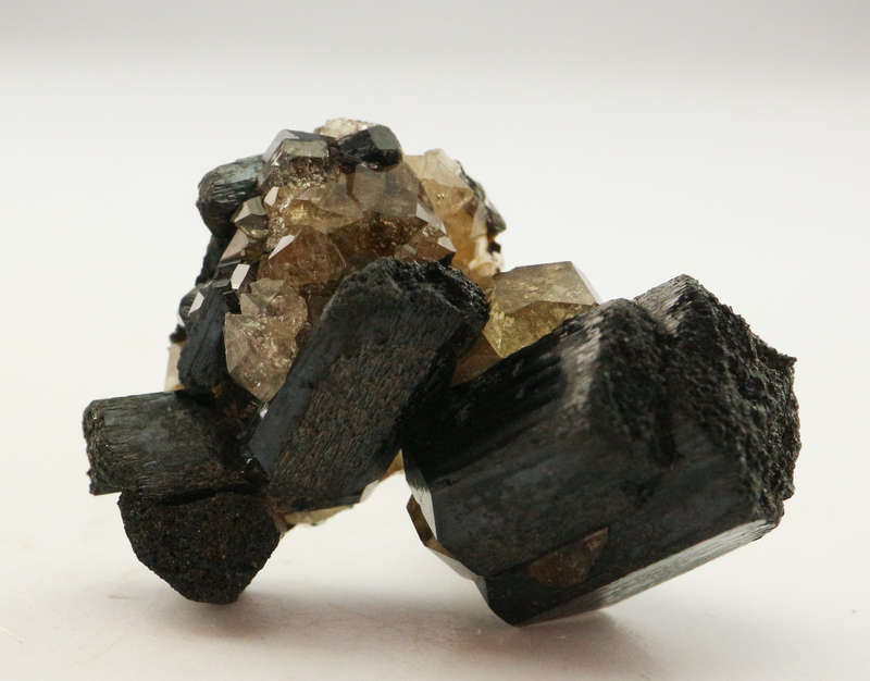 Quartz on Tourmaline cluster, Erongo Mnt Region, Namibia