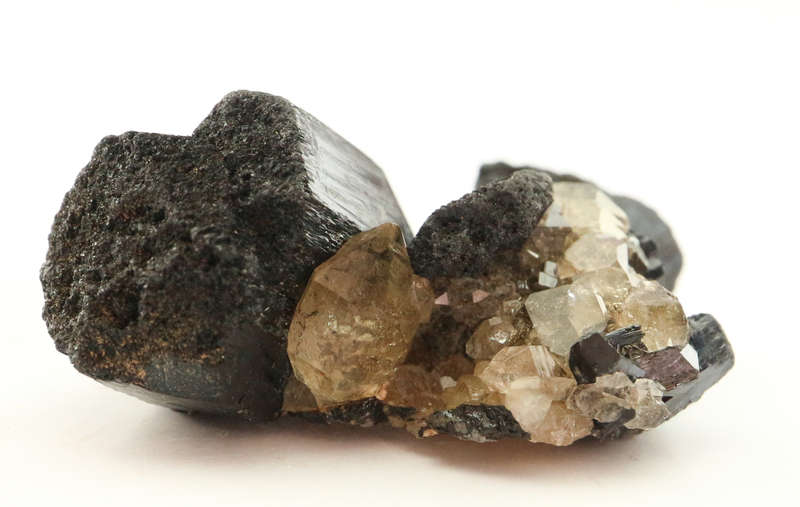 Quartz on Tourmaline cluster, Erongo Mnt Region, Namibia