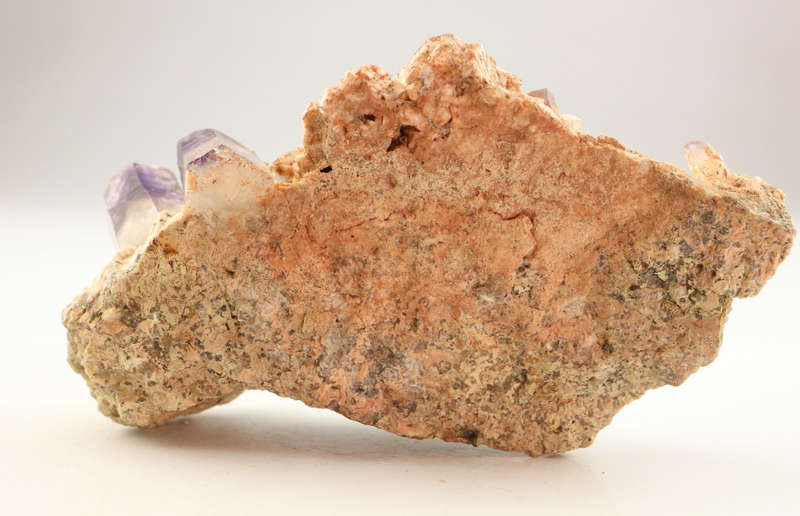 Amethyst Quartz on Feldspar, Brandberg Mnt, Namibia