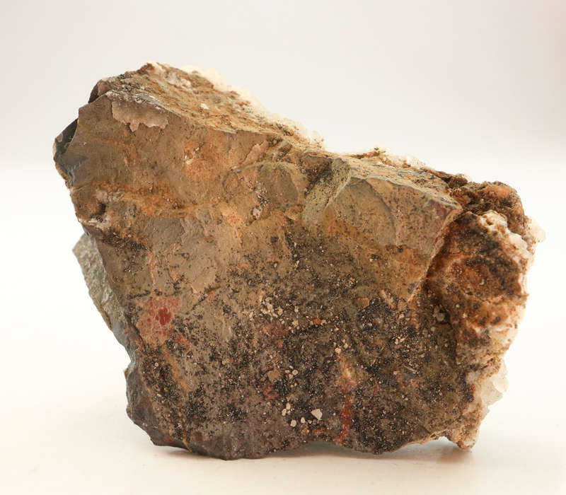 Manganite on calcite on Matrix, N`Chwaning II, Northern Cape, South Africa