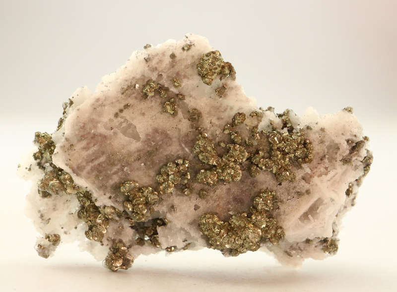 Pyrite on Baryte Cluster, N`Chwaning II, Northern Cape, South Africa