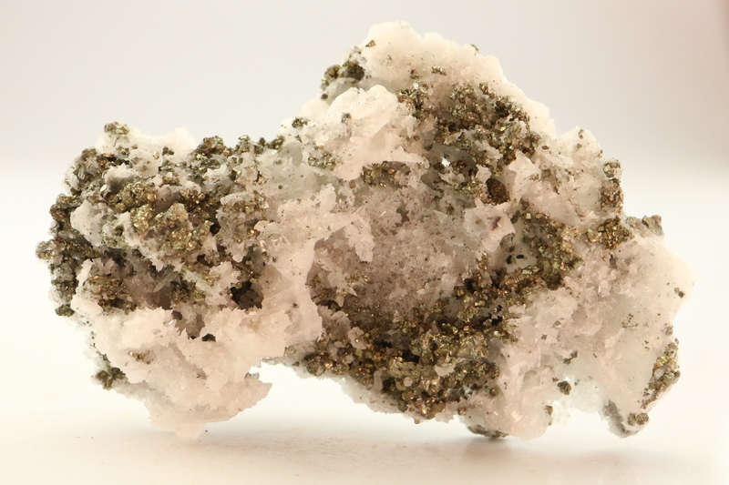 Pyrite on Baryte Cluster, N`Chwaning II, Northern Cape, South Africa