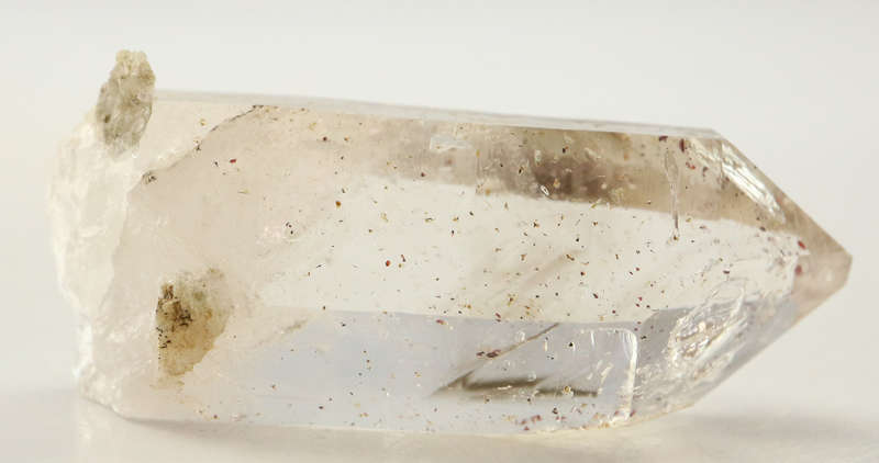 Quartz with Hematite, Gobobosebberge Mnt, Namibia