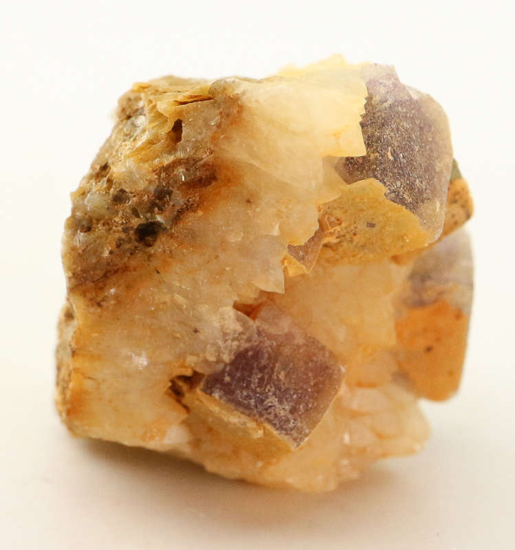 Fluorite on Quartz, Orange River Area, Northern Cape, South Africa