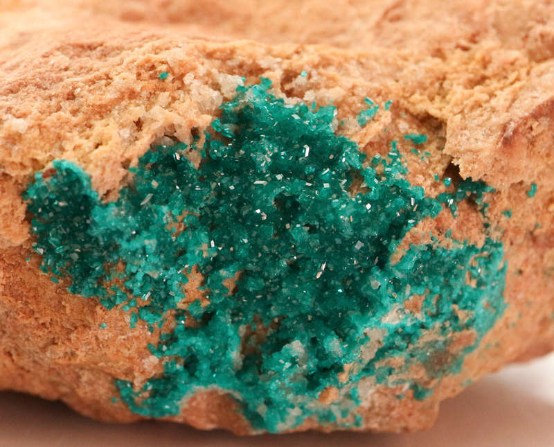 Dioptase on Matrix, Kaokoveld Region, Namibia