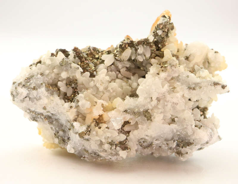 Calcite and Pyrite on Matrix, N`Chwaning II, Northern Cape, South Africa