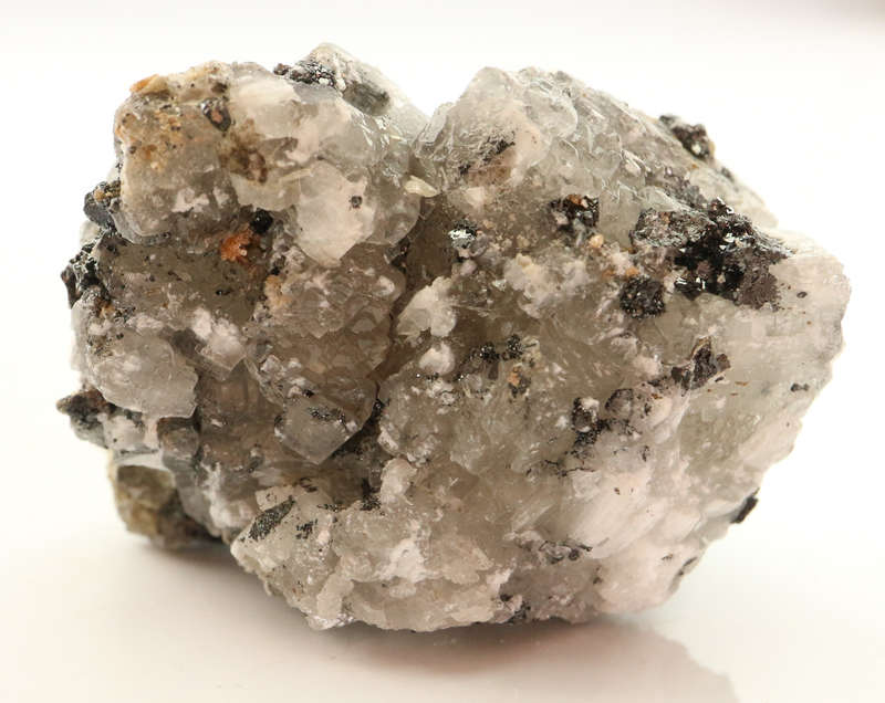 Hausmannite, Calcite and Baryte, N`Chwaning II, Northern Cape, South Africa