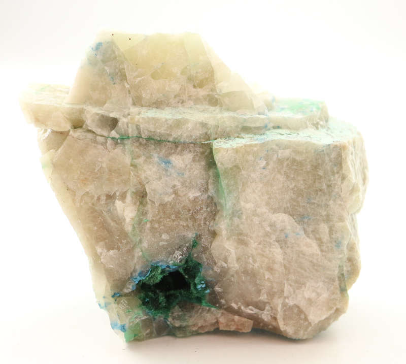 Malachite, Shattuckite in Vug, Kaokoveld Region, Namibia