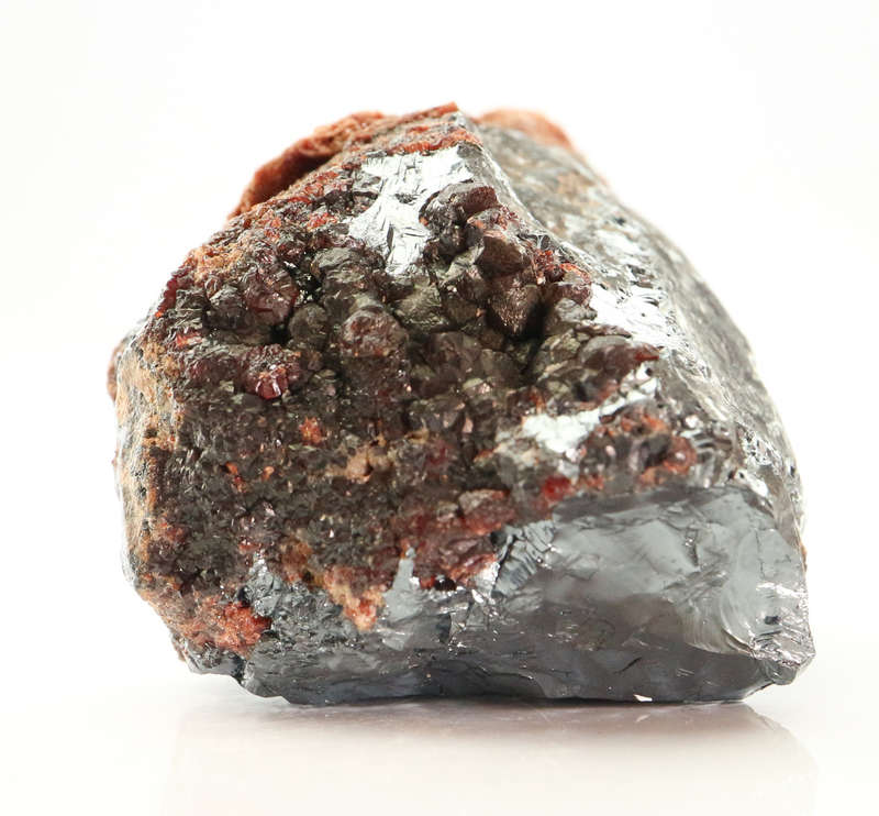 Andradite on Hematite, N`Chwaning II, Northern Cape, South Africa