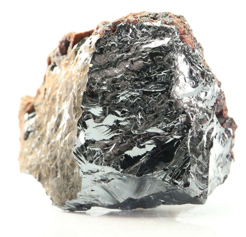 Andradite on Hematite, N`Chwaning II, Northern Cape, South Africa