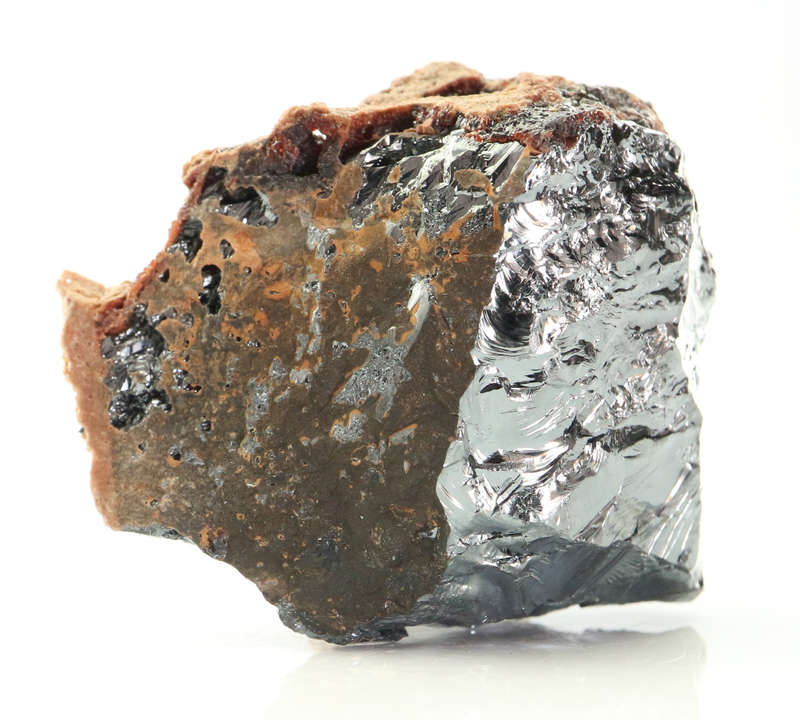 Andradite on Hematite, N`Chwaning II, Northern Cape, South Africa