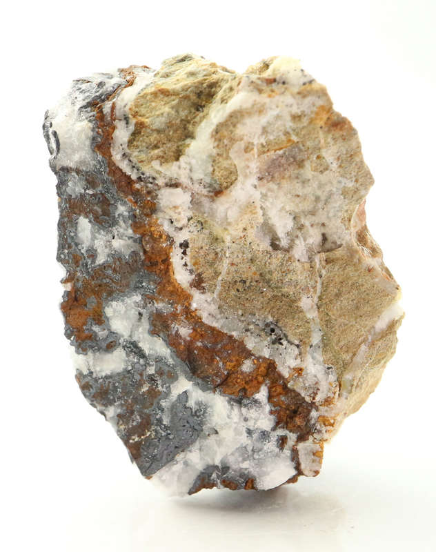 Quartz on Smithsonite on Matrix, Skorpion Mine, Karas Region, Namibia
