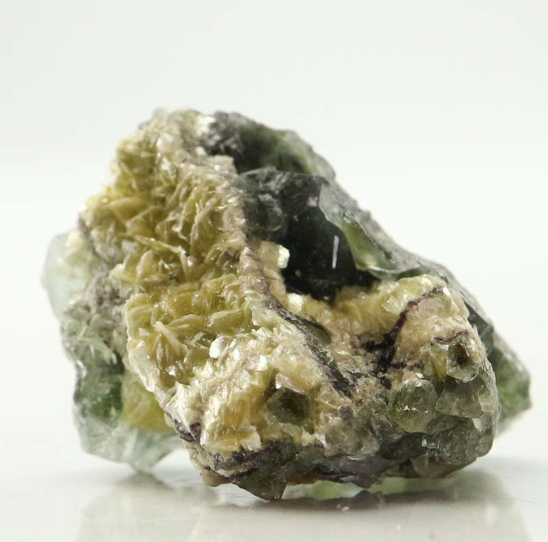 Muscovite on Fluorite Cluster, Erongo Mnt Region, Namibia