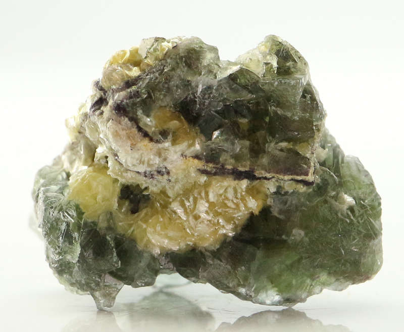Muscovite on Fluorite Cluster, Erongo Mnt Region, Namibia