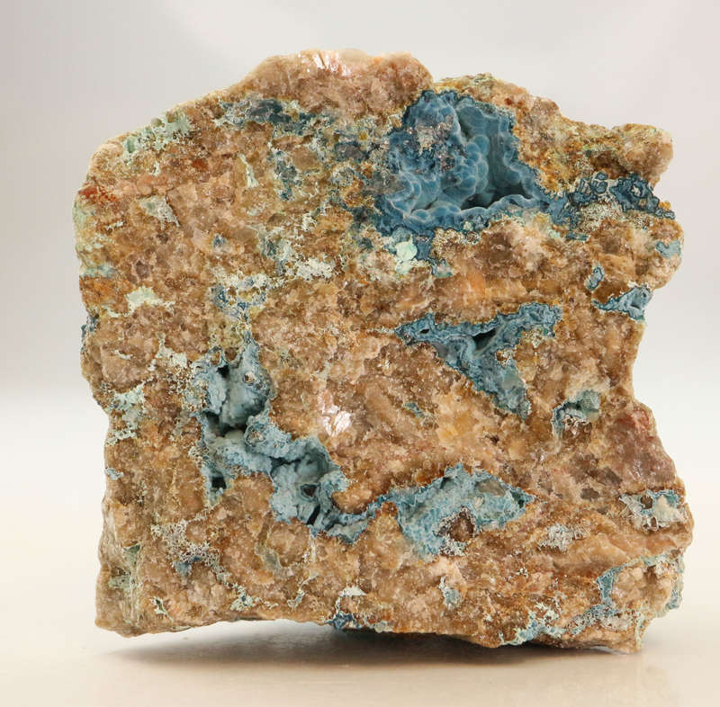 Shattuckite on Matrix, Kaokoveld Region, Namibia