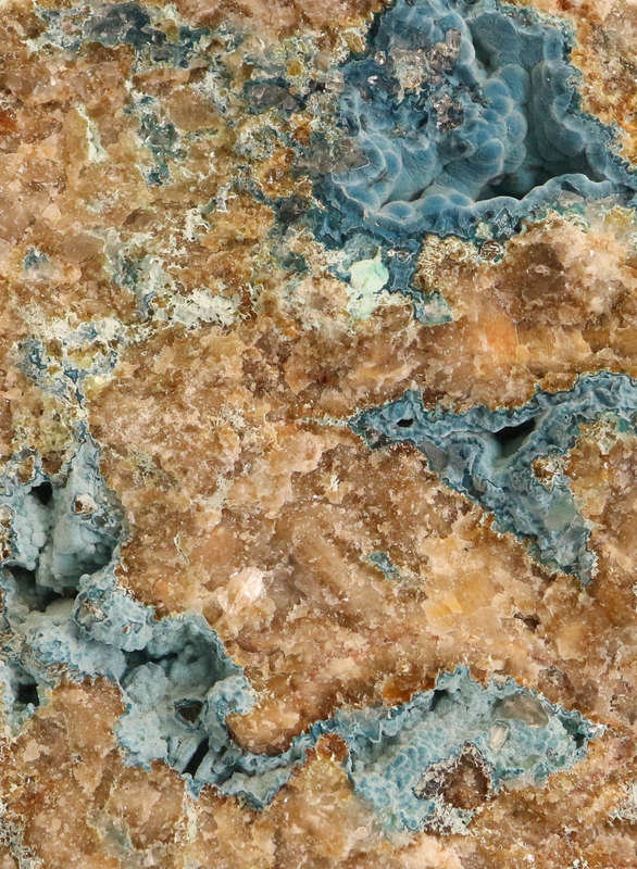 Shattuckite on Matrix, Kaokoveld Region, Namibia