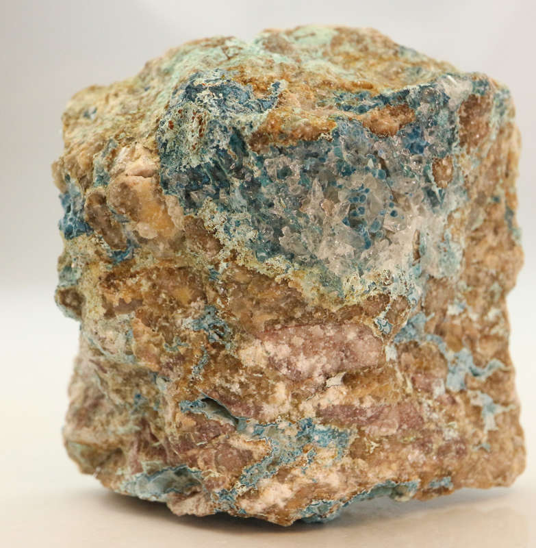 Shattuckite on Matrix, Kaokoveld Region, Namibia