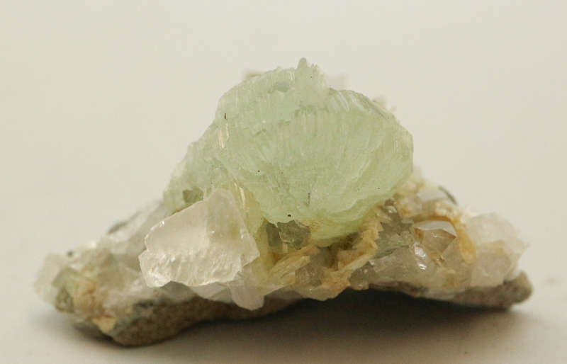 Calcite, Prehnite on Matrix, Gobobosebberge Mnt, Namibia