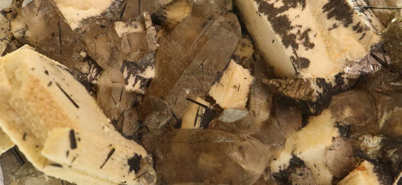 Smoky Quartz & Feldspar Cluster, Erongo Mnt Region, Namibia