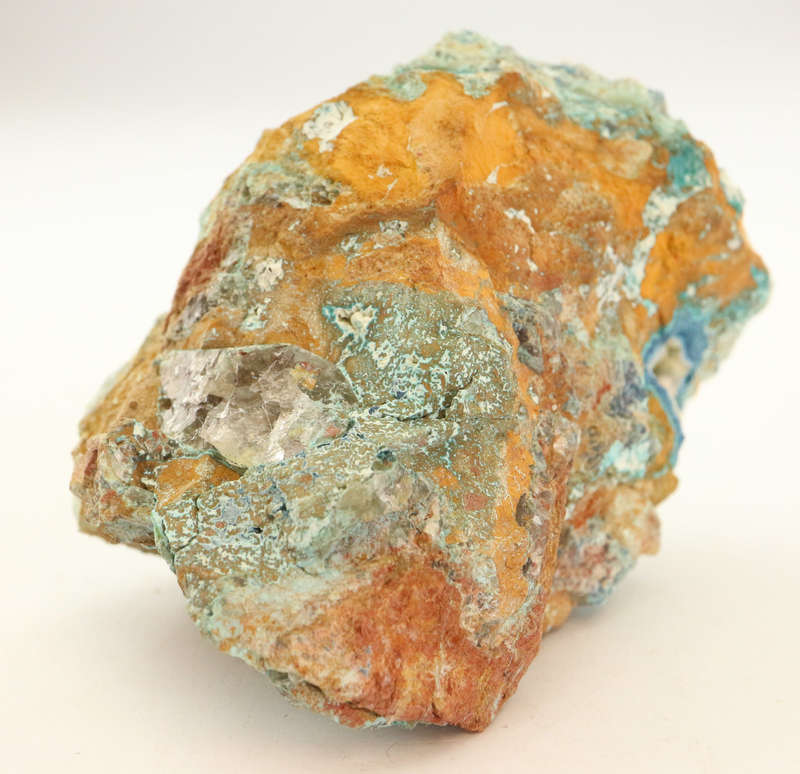 Shattuckite in Vug, Kaokoveld Region, Namibia