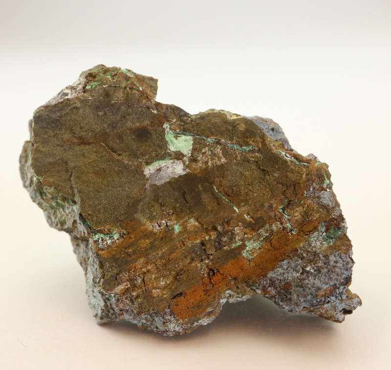 Plancheite on malachite on Matrix, Skorpion Mine, Karas Region, Namibia