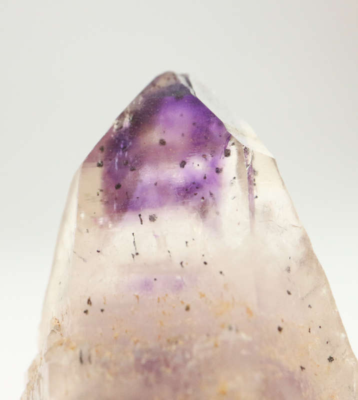 Amethyst Included Quartz Point, Gobobosebberge Mnt, Namibia