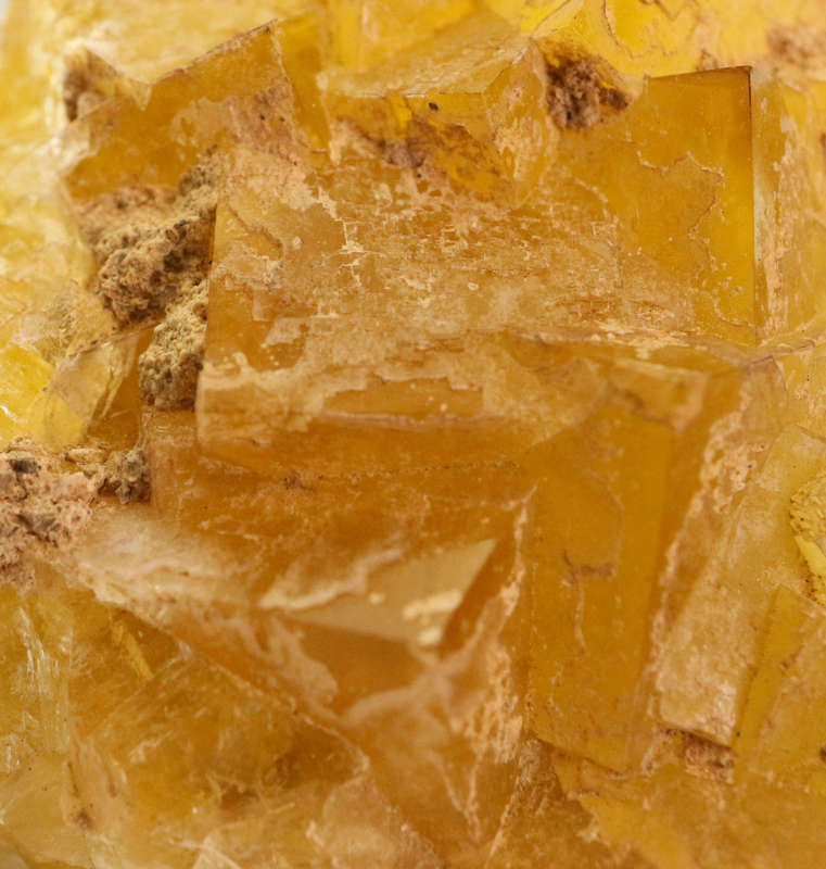Yellow Fluorite Cluster, Okoruso Mine, Namibia