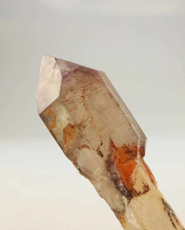Amethyst & Hematite Quartz Scepter, Orange River Area, Northern Cape, South Africa