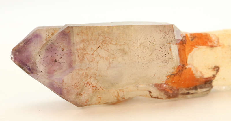 Amethyst & Hematite Quartz Scepter, Orange River Area, Northern Cape, South Africa
