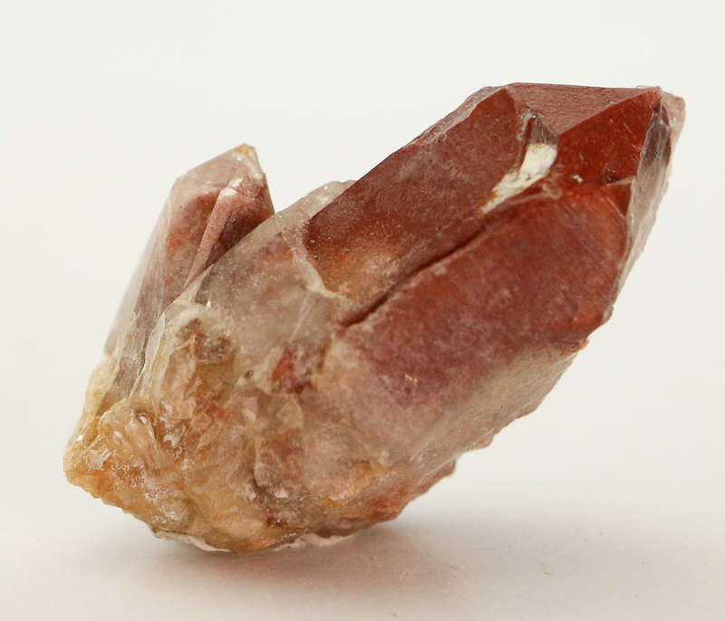 Red Hematite In Quartz, Orange River Area, Northern Cape, South Africa