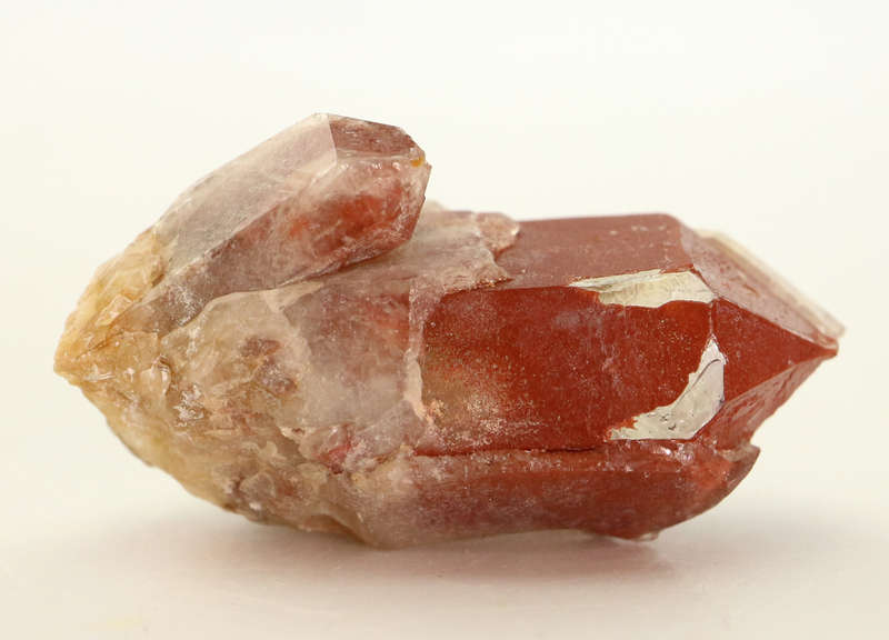 Red Hematite In Quartz, Orange River Area, Northern Cape, South Africa