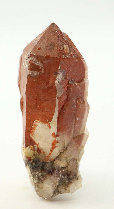 Red Hematite In Quartz, Orange River Area, Northern Cape, South Africa