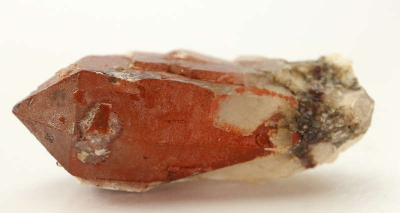 Red Hematite In Quartz, Orange River Area, Northern Cape, South Africa