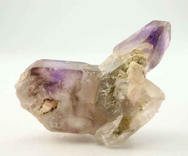 Amethyst in Quartz Cluster, Gobobosebberge Mnt, Namibia