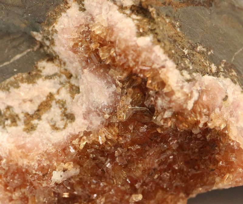 Rhodochrosite on Matrix, N`Chwaning I, Nothern Cape, South Africa