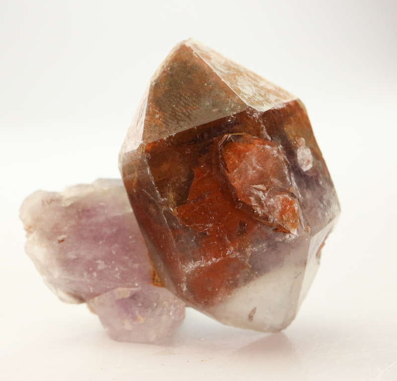 Red Hematite incl Quartz Cluster, Orange River Area, Northern Cape, South Africa
