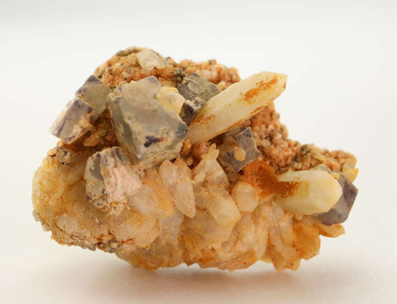 Fluorite and Quartz on Matrix, Brandberg Mnt, Namibia